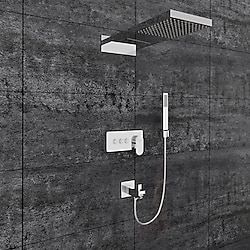 Fause FAU111 Ankastre Comfort Panel Şelale Duş Seti Gri