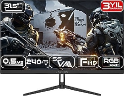 Fazeon X32F240S 31.5" 0.5 ms Full HD 240 Hz Oyuncu Monitörü