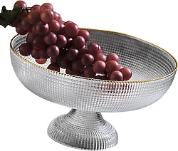 Fecra Loren 24 cm Yaldızlı Ayaklı Kase