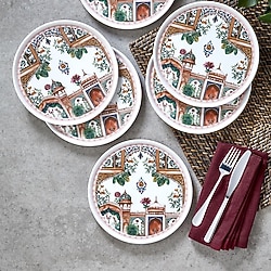 Fecra Nakkaş 20 cm 6'lı Pasta Tabağı