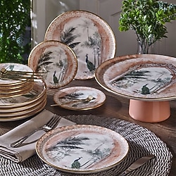 Fecra Peacock 19 Parça Pasta Takımı