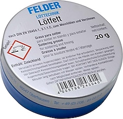 Felder Lötfett 20 gr Lehim Pastası
