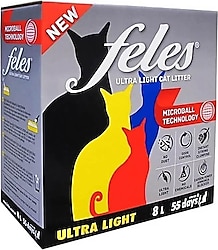 Feles Ultra Light 8 lt Topaklanan Kedi Kumu
