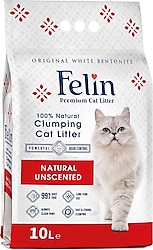 Felin Kokusuz 10 lt Bentonit Kedi Kumu