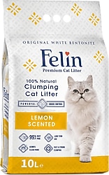Felin Limon Kokulu 10 lt Bentonit Kedi Kumu