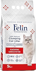 Felin Kokusuz 5 lt Bentonit Kedi Kumu