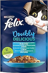 Felix Çifte Lezzet Somon & Alabalık 85 gr Yaş Kedi Maması