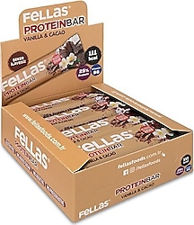 Fellas Vanilyalı ve Kakaolu 32 gr 12'li Protein Bar