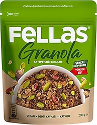 Fellas Antep Fıstıklı ve Kakaolu Granola 200 gr