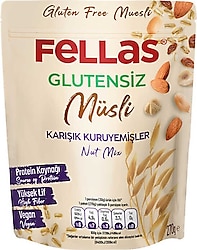 Fellas Karışık Kuruyemişli Glutensiz Müsli 270 gr