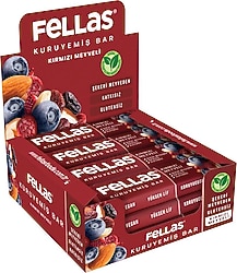 Fellas Kırmızı Meyveli Kuruyemiş Bar 12x30 gr