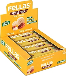 Fellas Muzlu ve Bademli Meyve Bar 12x35 gr