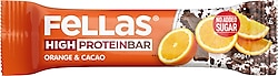 Fellas Portakal ve Kakaolu 50 gr Yüksek Protein Bar