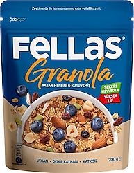Fellas Yaban Mersinli ve Kuruyemişli Granola 200 gr
