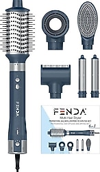Fenda FNDSACMS0002 6in1 Mavi Saç Şekillendirme Seti