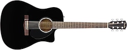 Fender CD-60SCE WN Black Elektro Akustik Gitar