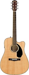 Fender CD-60SCE WN NAT Elektro Akustik Gitar
