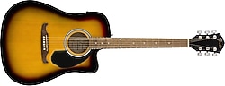 Fender FA-125CE Dreadnought Sunburst Elektro Akustik Gitar