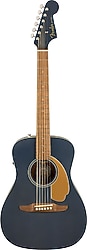 Fender Malibu Player Walnut Midnight Satin Elektro Akustik Gitar