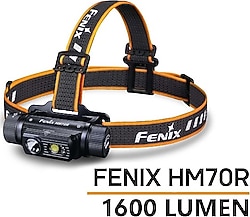 Fenix HM70R 1600 Lümen Şarjlı Kafa Lambası