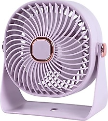 Feny FN-F55 Mor Şarjlı Mini Masa Fanı