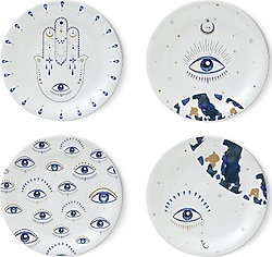 Fern&Co. Spirit Eye 4'lü Tatlı Tabağı