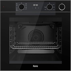 Ferre Fryart Steam QEP64CS Siyah Ankastre Fırın