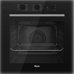 Ferre QBL62CS Siyah Ankastre Fırın