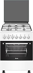 Ferre TS 6040 TE Beyaz Doğalgazlı Ocaklı Fırın