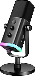 Fifine AM8 XLR/USB RGB Dinamik Oyuncu ve Yayıncı Mikrofonu