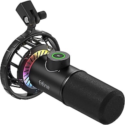 Fifine K658 RGB USB Yayıncı Mikrofonu