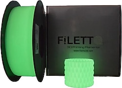 Filetto PLA Plus 1.75 mm 1 kg Glow Yeşil Filament