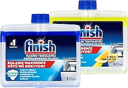 Finish 250 ml 2'li Paket Bulaşık Makinesi Temizleyici