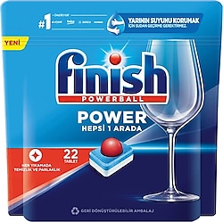 Finish Hepsi Bir Arada Bulaşık Makinesi Tableti 22'li