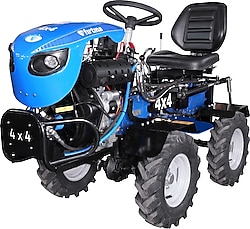 Fırtına 4X4 10 Hp Dizel Mini Traktör Çapa Makinesi
