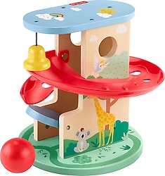 Fisher Price Ahşap Ağaç Ev Top Kaydırağı HXT92