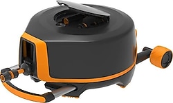 Fiskars 1025933 Tekerlekli 20+7 m Hortum Makarası Seti