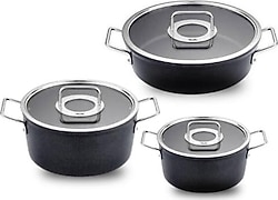 Fissler Adamant Cam Kapak 6 Parça Tencere Seti