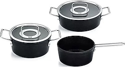 Fissler Adamant Cam Kapaklı 5 Parça Tencere Seti