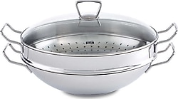 Fissler Nanjing 36 cm Çelik Wok Tava