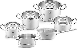 Fissler Original Profi Collection Cam Kapaklı 10 Parça Tencere Seti