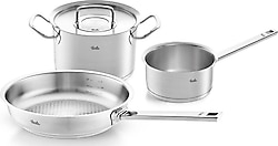 Fissler Original Profi Kapaklı 4 Parça Çelik Tencere Seti