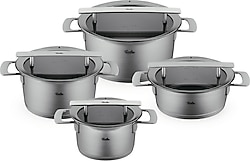 Fissler Phi Collection Cam Kapaklı 8 Parça Tencere Seti