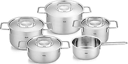 Fissler Pure Collection 9 Parça Metal Kapak Çelik Tencere Seti