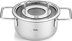 Fissler Pure Collection Cam Kapaklı 16 cm Derin Çelik Tencere