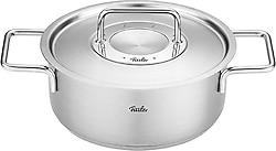Fissler Pure Collection Kapaklı 24 cm Kısa Çelik Tencere