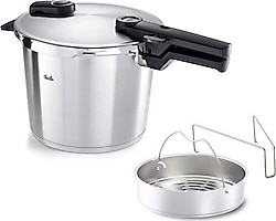 Fissler Vitaquick Premium Buhar Aparatlı 8 lt Düdüklü Tencere