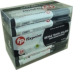 Fixpoint K-4627 24'lü Siyah Tahta Kalemi
