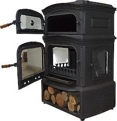 Flamestove FS-034YKST Altara Kuzine Döküm Soba