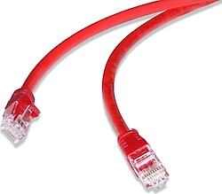 Flaxes FNK-602K 2 m Kırmızı CAT6 Patch Kablo